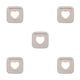 thumbnail image 1 of Cortador de sándwiches Yuarrent molde para rebanar pan en forma de corazón PP, 1 of 6