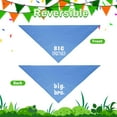 thumbnail image 6 of Big Brother Dog Bandana Blue XLarge 1PCS, Adjustable Triangle Scarf, Pregnancy Announecment, New Baby for Family., 6 of 6