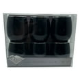 thumbnail image 3 of VeZee Disposable Elegant Decorline Stemless Plastic Wine Goblet 12oz Black / Silver Rim : Best Tumblers for Elegant Parties & All Occasions: 24CT, 3 of 4