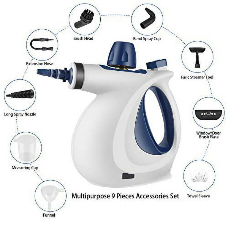 350ml Handheld Steam Cleaner 350ml Multifunctional Cleaning Machine with  900‑1050W Power Good Protection Inner Tank (US Plug 110V‑120V)