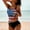 4Blue, variant on ‌Women's American Flag Print Tankini Swimsuit Set - 2 Piece with Tummy Control, Rash Guard & Shorts Sun Protection Swimwear (Sizes S-2XL)