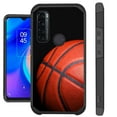 thumbnail image 1 of Compatible with TCL 30XE Hybrid Fusion Guard Phone Case Cover (Basketball), 1 of 1