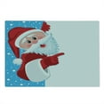 thumbnail image 2 of Christmas Cutting Board, Father Christmas Happy Illustration Winter Snow Season Elements, Decorative Tempered Glass Cutting and Serving Board, in 3 Sizes, by Ambesonne, 2 of 5