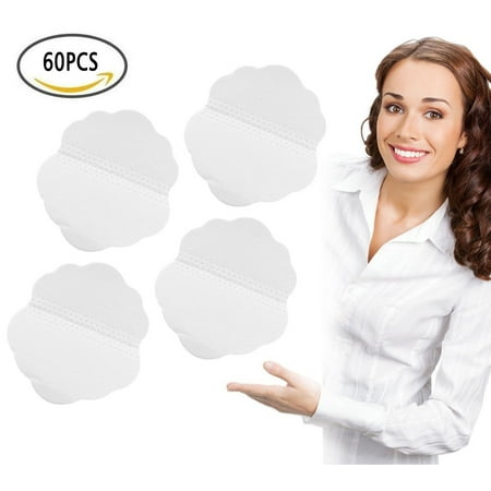 Underarm Perspiration Shields Yosoo Armpit Prevent Sweat Pads,30 Pair Foldable Disposable Quincunx Shaped Underarm Garment Protector Absorption Perspiration Shields ()