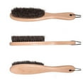 thumbnail image 6 of Chainplus Clothes Brush Garment Brush  Brush with Soft Horsehair and Wooden Handle for Coat Men Suits Shoes Jacket Furniture Car Mat and Pet Hair (2-Pack), 6 of 7