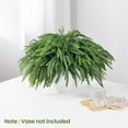 thumbnail image 3 of 12 Pcs Real Touch Norfolk Pine Branches, 18" Christmas Artificial Green Plants Branch Faux Cedar Norfolk Pine Stem Fake Greenery Pine Picks For Vase Diy Crafts Garland Wreath Christmas Indoor Outdoor, 3 of 7