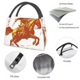 thumbnail image 4 of Fotbe Vintage Cowboy On A Bronco Horse Bolsa Térmica Portátil con Estampado, Bolsa de Entrega de Alimentos Aislada, Bolsa Reutilizable de Gran Capacidad para Comidas y Supermercado, 4 of 6