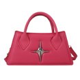 thumbnail image 1 of Bolso de mano informal para mujer, bolso Hobo de PU con correa ajustable, bolso bandolera sólido versátil, 1 of 9