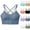 #1-Beige, variant on 1Pcs Random Color Womens Plus Size Seamless Sports Bra Wirefree Yoga Bra with Removable Pads