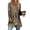 Orange ethnic patterns, variant on 3/4 Length Sleeve Womens Tops Dressy Casual Plus Size Tunics to Wear with Leggings