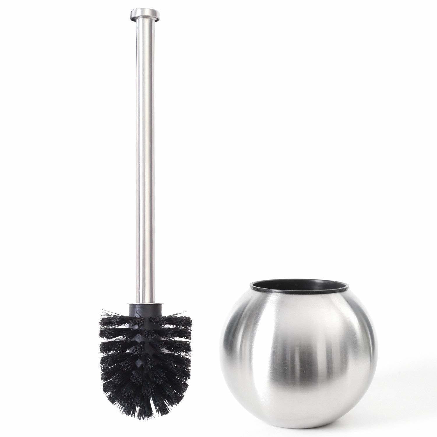ToiletTree Modern Deluxe Freestanding Stainless Steel Toilet Brush