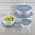 thumbnail image 4 of Sterilite Nesting Mixing Covered Bowl Set w/ Lids, Washed Blue (Set of 18), 4 of 7