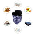 thumbnail image 4 of Purple Flowers Laundry Basket with Handles 50L Collapsible Laundry Hamper for Bathroom Bedroom Laundry Room, 4 of 7