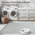 thumbnail image 5 of ODIKA 2'x3' Machine Washable Non-Slip Area Rug, Celestial Grey Comfort Twinkling Starry Dreamland Floor Cover High Traffic Rug with Pad, Gray, 108542, 5 of 8
