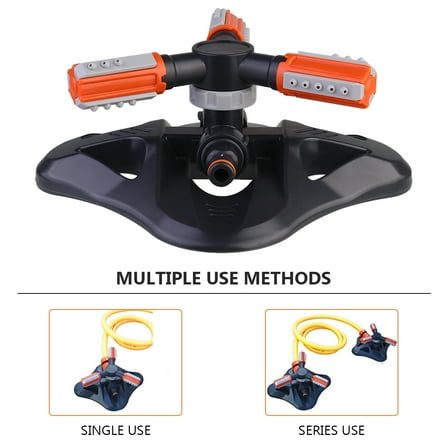 6 Pcs Sprinkler Sprinklers Water for Tractor Sprayer Head Orange