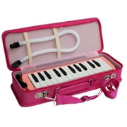 Schoenhut Melodica Instrument Flex Tube and Carrying Bag - Keyboard Piano - Pink 25 Key Melodica Kids with Mouthpiece -  Music Sound is Considered a Great