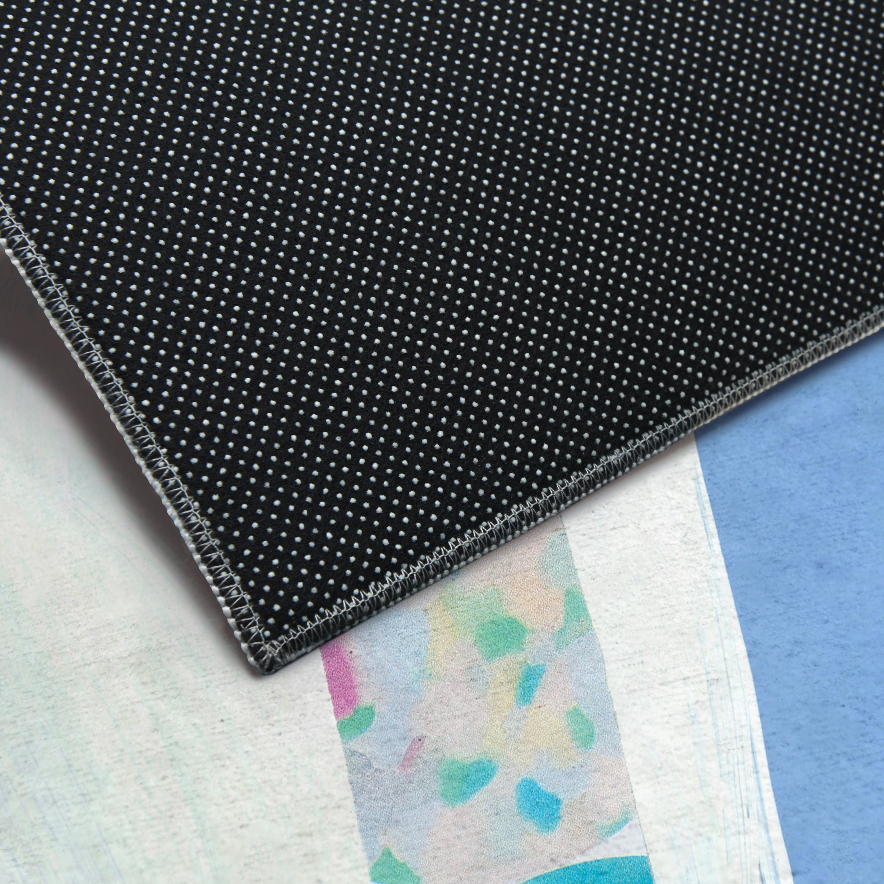 Pool Washable Geometric Art Area Rug size 8'x10', Power-loomed, Heavenly Softness with Non-Slipping Backing