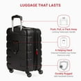thumbnail image 4 of SWISSGEAR 7366 Hardside Expandable Luggage with Spinner Wheels (Carry-On, Black), 4 of 4