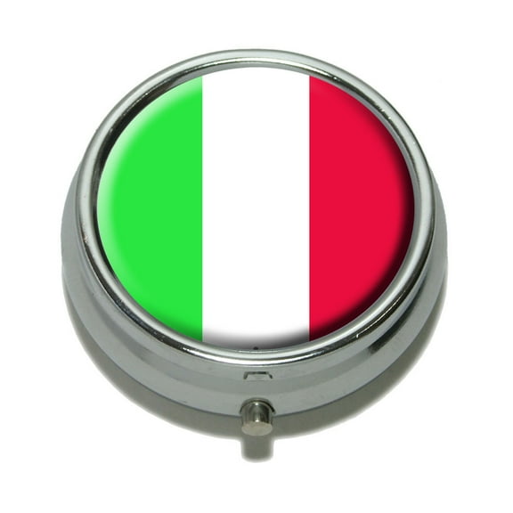Italy Italian Flag Pill Box