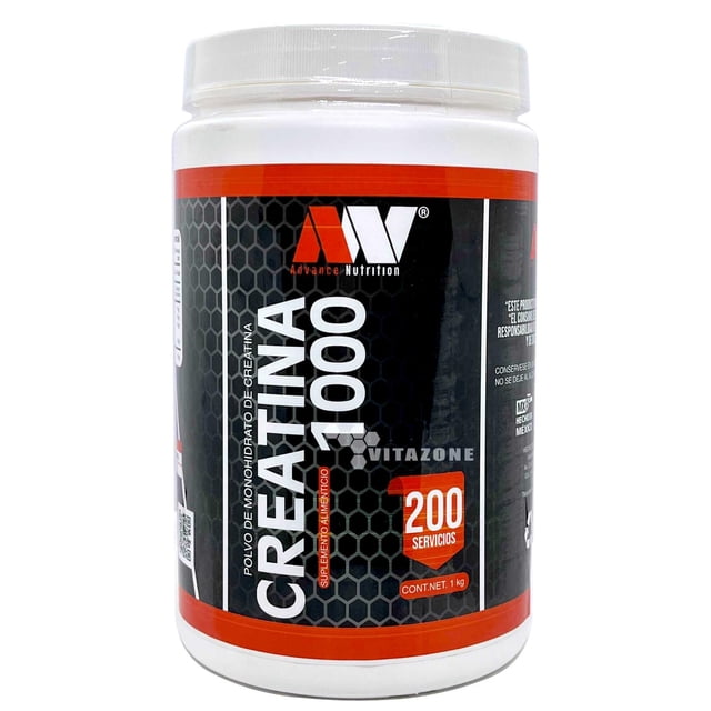 Creatina 1000 Monohidratada 200 Serv. Advance Nutrition 1 kg Advance Nutrition ADVCREATINA1000