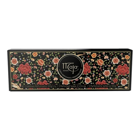Jabón de tocador Maja clásica perfumados 3 pzas de 100 g c/u