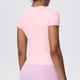 thumbnail image 5 of Camiseta de Yoga de Manga Corta para Mujeres con Cintura Slim Fit, Transpirable Deportes para Correr Gimnasio de Entrenamiento, 5 of 8