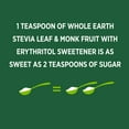 Whole Earth Stevia Leaf and Monk Fruit Sweetener, Sugar Substitute