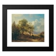 thumbnail image 2 of Josef Höger 17x15 Black Modern Framed Museum Art Print Titled - Summer Landscape in the High Mountains (1856), 2 of 5