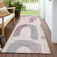 thumbnail image 6 of Addison Rugs Chantille Indoor/Outdoor Transitional Geometric Pink Washable Runner Rug, 2'3" x 7'6", 6 of 6