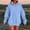 Light Blue, variant on Odbmxy Oversized Womens Hoodies Long Sleeve Women's Sweatshirt Pullover with Pocket Solid Color Sports Brown Tops,L
