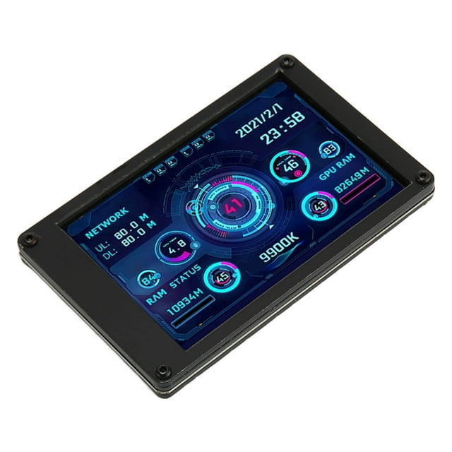 Monitor de temperatura de computadora Mini pantalla IPS USB NikouMX 3,5 pulgadas