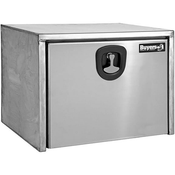 Buyers Products 1702595, 18x18x18 Stainless Steel Truck Box w/ Polished Door