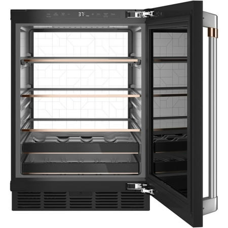 Café - 14-Bottle 126-Can Built-In Beverage Center with WiFi - Matte Black