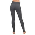thumbnail image 2 of SATINA High Waisted Grey Leggings for Women - Soft, Stretchy Charcoal Leggings with Side Pockets - Full Length Yoga Pants for Women - Tummy Control and Buttery Soft Fabric for All-Day Comfort, 2 of 6