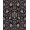 Black, Pattern 9, variant on Flatwoven High Traffic Area Rug, Vintage Medallion Motif Monochrome Harmony, Non Slip, Stain Resistant, Washable Area Rugs for Living Room, Bedroom(Black, 4X6)