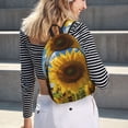 thumbnail image 6 of Yiaed Sky Golden Sunflower Field Print Backpack, Premium Laptop Backpack, Travel Backpack for Women, Lightweight Backpacks, Comfortable Back Pack-Medium, 6 of 7