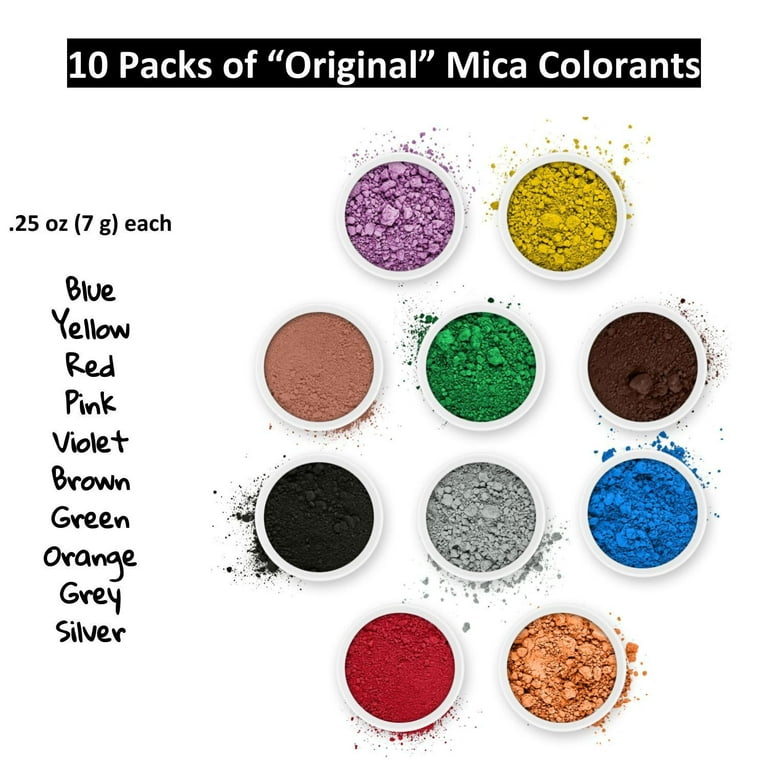 Soapberry Green Mica Colorant Pigment Powder for Soap Making 1 oz