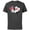 Charcoal, variant on Mickey & Minnie Mouse Oh My! Kiss Valentine’s Day - Short Sleeve Cotton T-Shirt for Adults - Customized-Natural