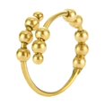 thumbnail image 1 of Wartleves Nueva pulsera de acero de titanio con cuentas giratorias para aliviar el estrés y la atención plena, 1 of 7