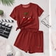thumbnail image 5 of Vestido de Verano con Mangas Niños Verano Ocio Cuello Redondo Mangas Cortas Y Pantalones Cortos Dos Piezas para Niños Lindo Conjunto de Verano, 5 of 6