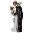 thumbnail image 5 of Pacific Giftware Love Never Dies Bride & Groom Lovingly Embrace Wedding Couple Resin Figurine, 5 of 6