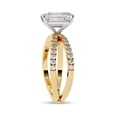 thumbnail image 3 of IGI Certified Lab Grown Diamond Engagement Ring | Center 9x7mm Emerald Cut Split Shank Solitaire Wedding Anniversary Rings For Women 18k Solid Yellow Gold | F-G, VS-SI Quality (2.90 Ctw) Ring Size-5, 3 of 7