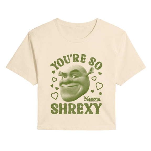 Shrek - You're So Shrexy Cropped Graphic T-Shirt