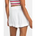 thumbnail image 4 of Roxy SNOW WHITE Women's What A Vibe Relaxed Beach Shorts, US Medium, 4 of 4