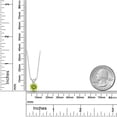 thumbnail image 2 of Gem Stone King 1.20 Ct Round Yellow Lemon Quartz 925 Sterling Silver Pendant with Chain, 2 of 3