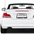 thumbnail image 6 of Color Martini Glass 2 Pcs License Plate Frames, Stainless Steel License Plate Cover, Matte License Plate Holder Car Accessories with Screw Caps (4 Holes), 6 of 7