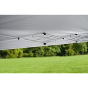 Quik Shade Commercial 10 x 10 x 1 ft White C100 Straight Leg Canopy