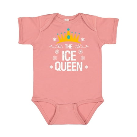 

Inktastic I m The Ice Queen with Crown and Snowflakes Gift Baby Girl Bodysuit