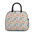 thumbnail image 2 of Womens Pioneer Flower Floral Print Pattern Lunch Box for Work,Insulated Lunch Bag for Women,Loncheras Para Mujer,Leakproof Adult Lunch Bag for Work,Beach,Travel,Picnic,Camping, 2 of 6