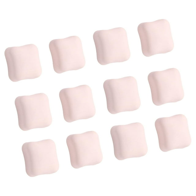 12 Piezas Mujeres Metal Magnetismo Hijab Broche clip set Bufanda Hebilla Musulmán Tocados Hechos DIY Accesorios de Decoración Beige
